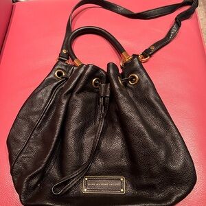 Marc by Marc Jacobs Black Leather Shoulder Bag